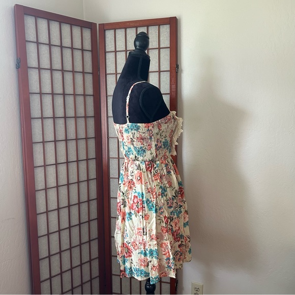 100% Cotton Floral Ruffle Sundress - Picture 4 of 16